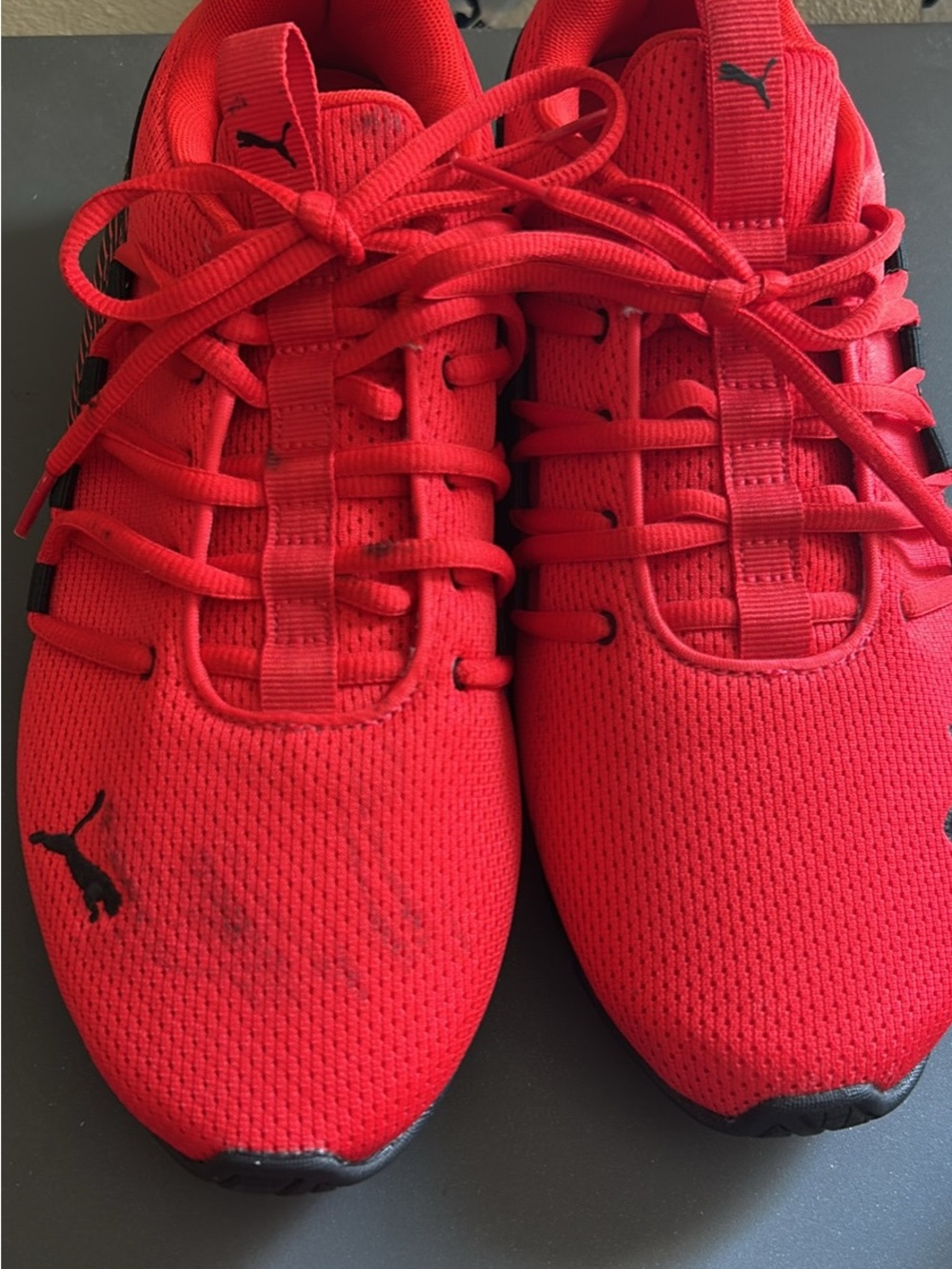 PUMA Men's Red Athletic Running Shoes - Lightweight Performance